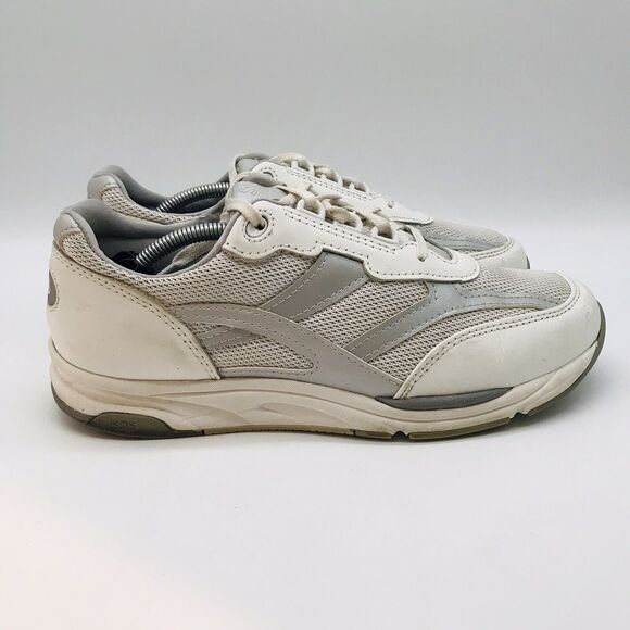 SAS Tour Mesh Tripad Comfort Sneaker Womens 9M Silver White Lace Up Walking Shoe - Picture 3 of 13